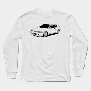 Jdm integra black line Long Sleeve T-Shirt